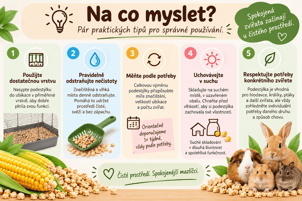Avicentra Praktické tipy pro čistou podestýlku